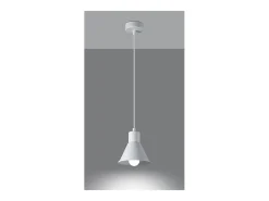 Sollux Lighting Taleja Plafón Colgante Dome, Blanco, 1x E27