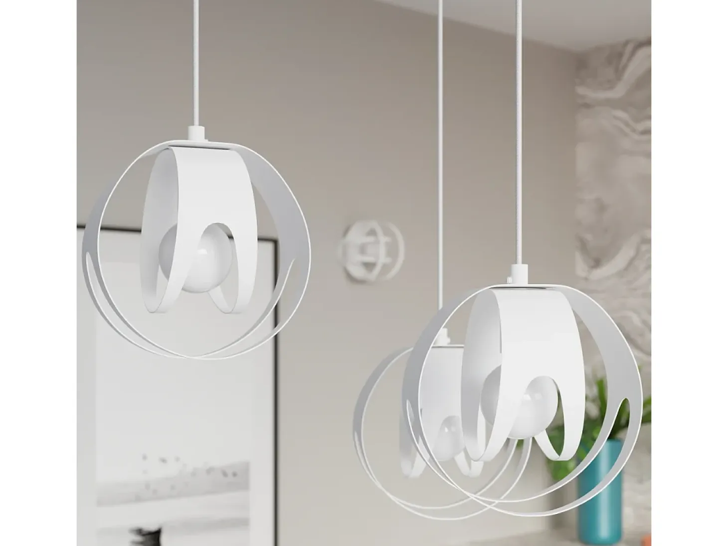 Sollux Lighting Tulos Foco Semi Empotrado, Blanco, 1x E27