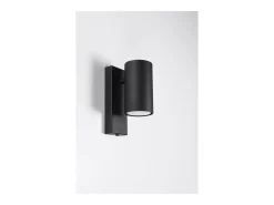 Sollux Lighting Utti Foco individual, negro, 1x GU10