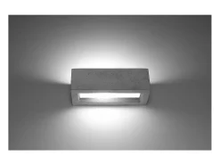Sollux Lighting Vega Up & Down Aplique Gris Cemento, 30cm