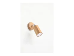 Sollux Lighting Zeke Roble Octagon Single Foco Madera, 1x GU10