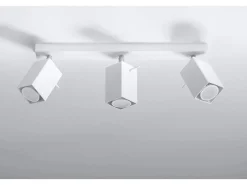 Sollux MERIDA - Barra de 3 focos de luz blanca, GU10