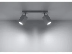 Sollux MERIDA - Barra de 2 focos de luz blanca, GU10