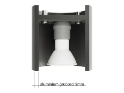 Sollux ORBIS - 2 Downlight de superficie blanca, GU10