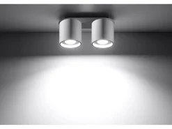 Sollux ORBIS - 2 Downlight de superficie blanca, GU10