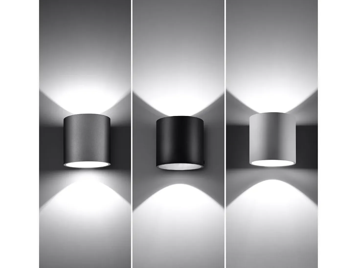 Sollux ORBIS - 1 lámpara de pared Light Up Down Blanca, G9