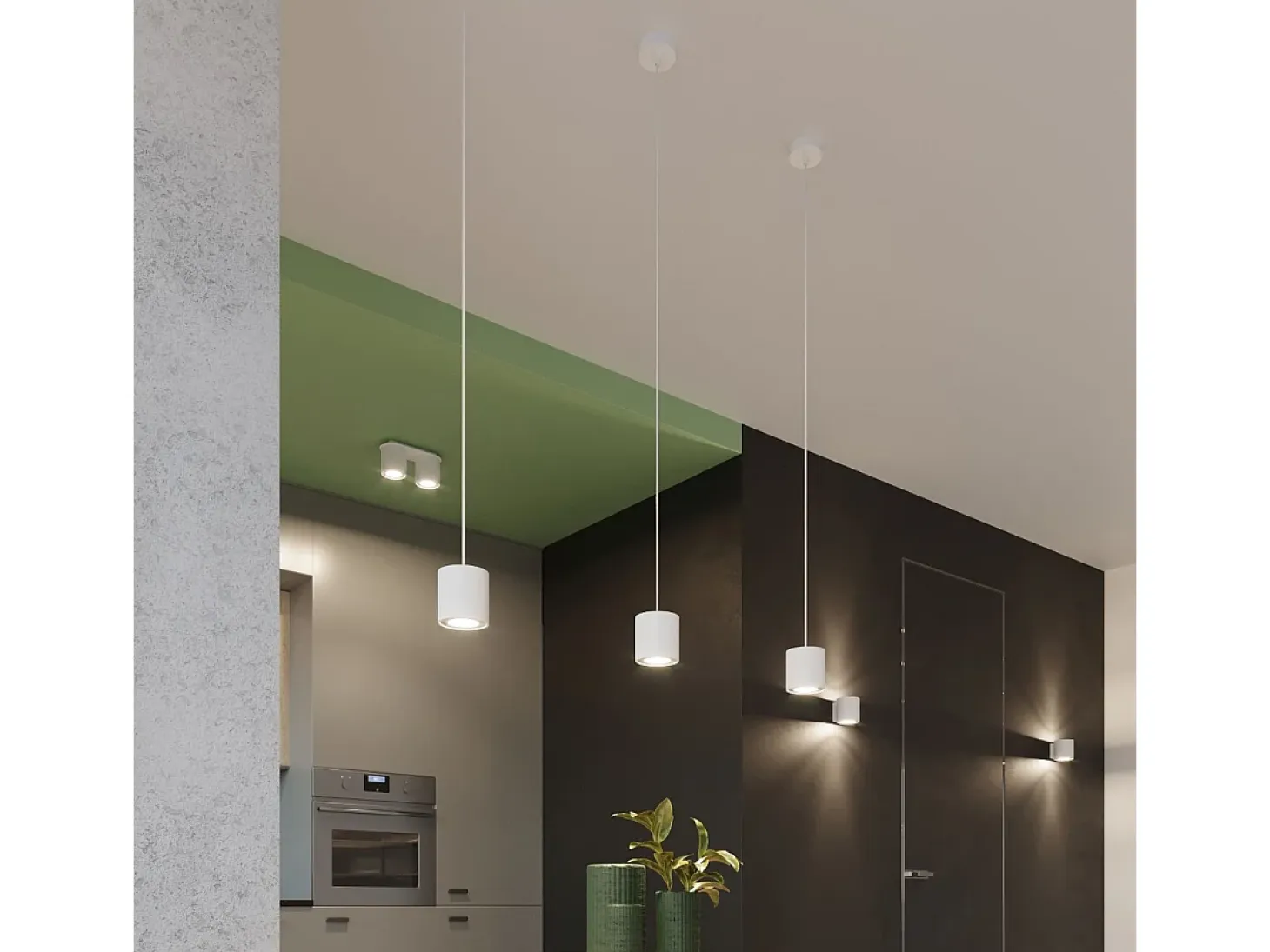 Sollux ORBIS - 1 lámpara de pared Light Up Down Blanca, G9