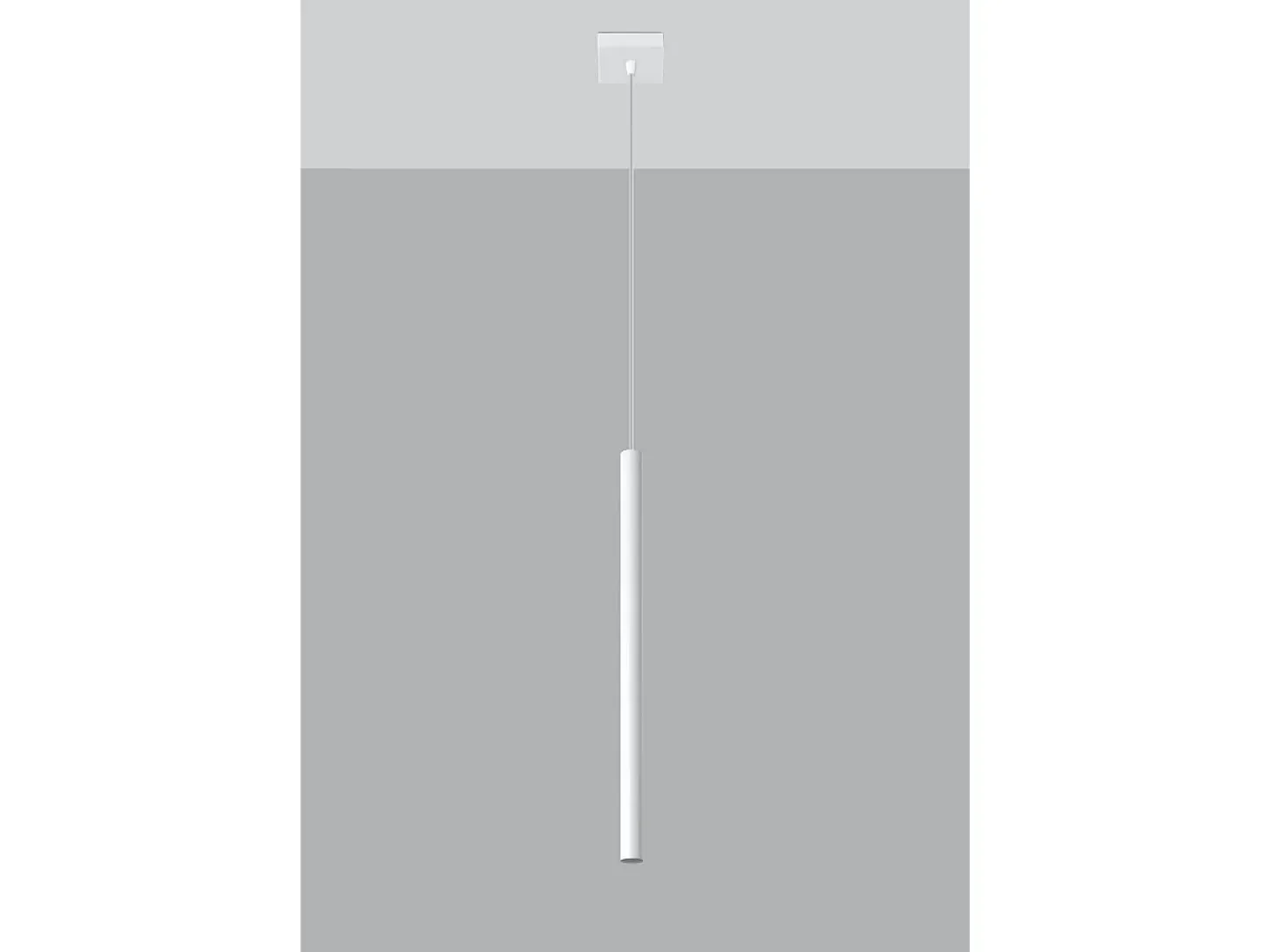 Sollux PASTELO - Lámpara colgante de techo con 1 luz blanca, G9