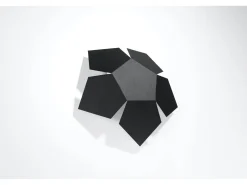 Sollux PENTA - Aplique de pared 2 luces Negro, G9