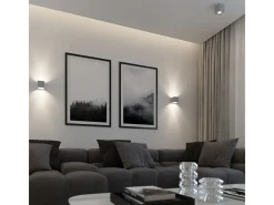 Sollux QUAD - 1 Downlight de superficie de luz blanco apagado, GU10