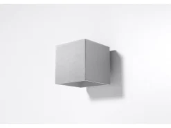 Sollux QUAD - 1 Light Up Down Wall Gris claro, G9
