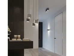 Sollux QUAD - 1 Light Up Down Wall Gris claro, G9