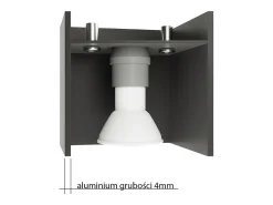 Sollux QUAD - 1 lámpara de pared empotrada Light Up Down Antracita