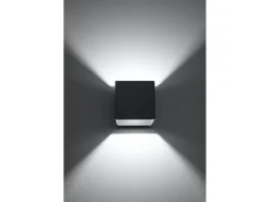 Sollux QUAD - 1 lámpara de pared empotrada Light Up Down Antracita