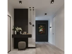 Sollux QUAD - 1 lámpara de pared Light Up Down Negra, G9