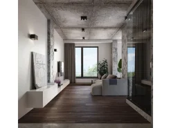 Sollux QUAD MAXI - 2 Light Up Down Flush Wall Gris claro