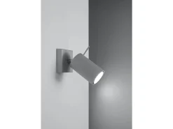 Sollux RING - 1 foco de luz de pared gris, GU10