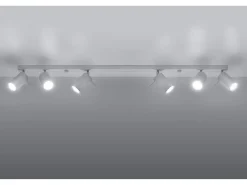 Sollux RING - Barra de 6 focos de luz blanca, GU10
