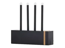 Soporte de adviento Fjällberget eléctrico 4 luces negro.