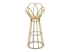 Soporte para macetas de metal y ratán estilo boho chic Panama Tower