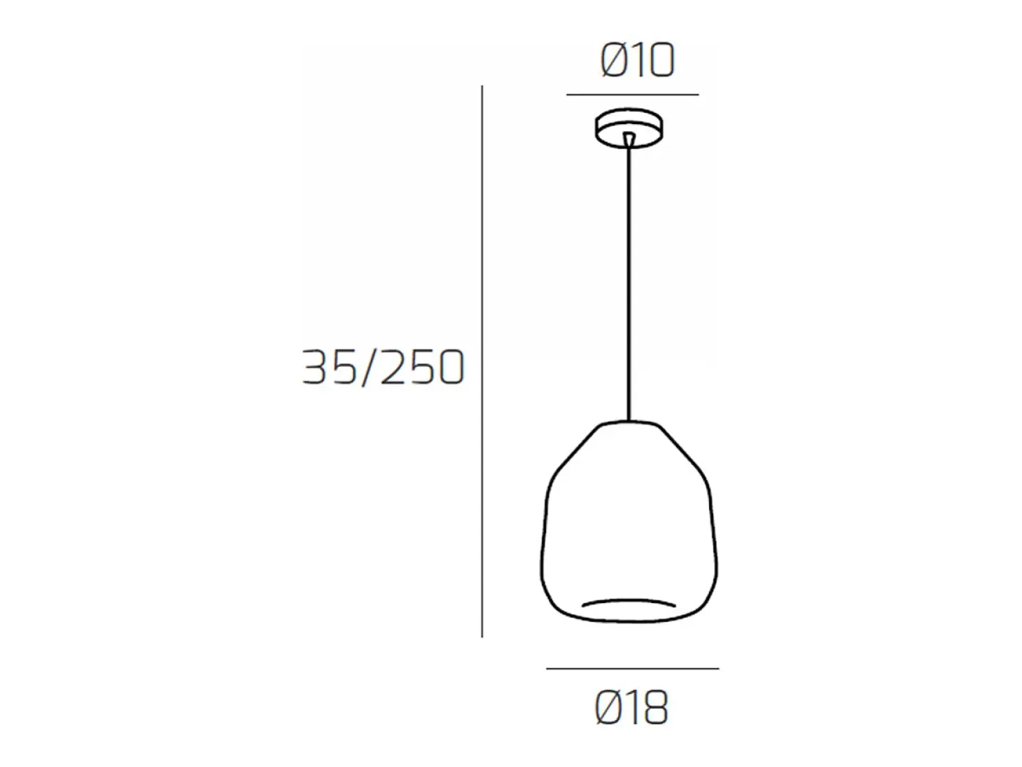 Sosp. Cromo 1 Luce Vetro Beta Blu