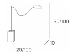 Sospensione Contemp Decentratori Wild Metallo Cromo Vetro Satinato 1 Luce E27