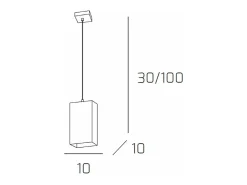 Sospensione Contemporanea Wild Metallo Cromo Vetro Satinato 1 Luce E27