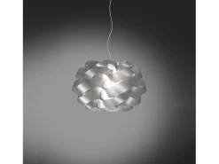 Sospensione Moderna Cloud Polilux ® Argento E Metallo Cromo 1 Luce E14