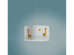 Sospensione Moderna Decokids Polilux ® Grafica Giraffa 1 Luce E27