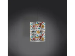 Sospensione Moderna Decolight Polilux ® Grafica Enjoy 1 Luce E27