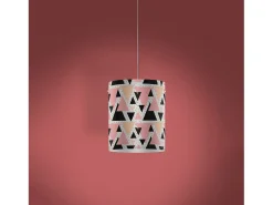 Sospensione Moderna Decolight Polilux ® Grafica Triangle 1 Luce E27