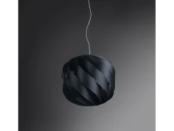 Sospensione Moderna Globe Polilux ® Nero E Metallo Cromo 1 Luce E14