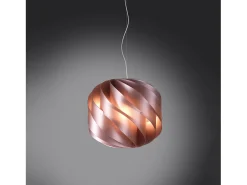 Sospensione Moderna Globe Polilux ® Pink Metal E Metallo Cromo 1 Luce E27