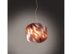 Sospensione Moderna Globe Polilux ® Rame E Metallo Cromo 1 Luce E14