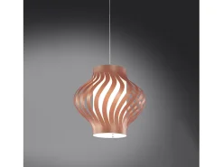 Sospensione Moderna Larga Helios Polilux ® Rame 1 Luce E27