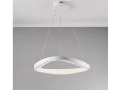 Sospensione Moderna Perth Triangolare Plastica Bianca Led Integrato 32W 4000K