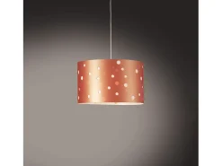 Sospensione Moderna Pois Polilux ® Rame 1 Luce E27 D40Cm