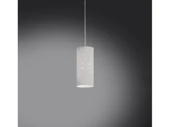 Sospensione Moderna Pois Polilux ® Bianco Materie Plastiche 1 Luce E27