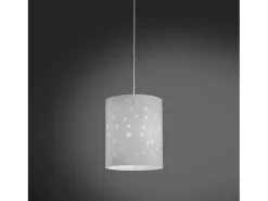 Sospensione Moderna Pois Polilux ® Bianco Materie Plastiche 1 Luce E27 D27Cm