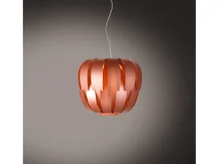 Sospensione Moderna Queen Polilux ® Rame E Metallo Cromo 1 Luce E14