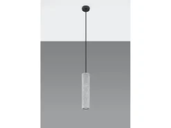 Sospensione Sottile 8cm Grigio Chiaro GU10 Colgante Slim 8cm Gris Claro GU10