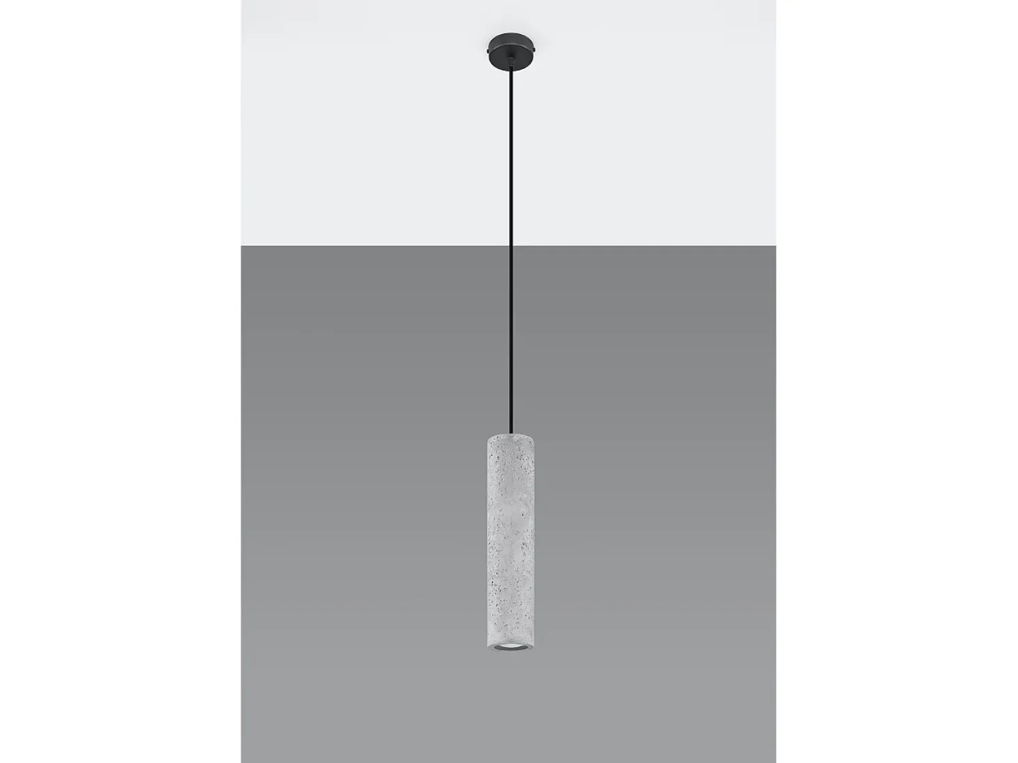 Sospensione Sottile 8cm Grigio Chiaro GU10 Colgante Slim 8cm Gris Claro GU10