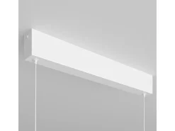 Step Lámpara colgante de techo lineal LED integrada blanca