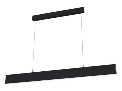 Step Lámpara colgante de techo lineal LED integrada negra