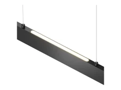 Step Lámpara colgante de techo lineal LED integrada negra