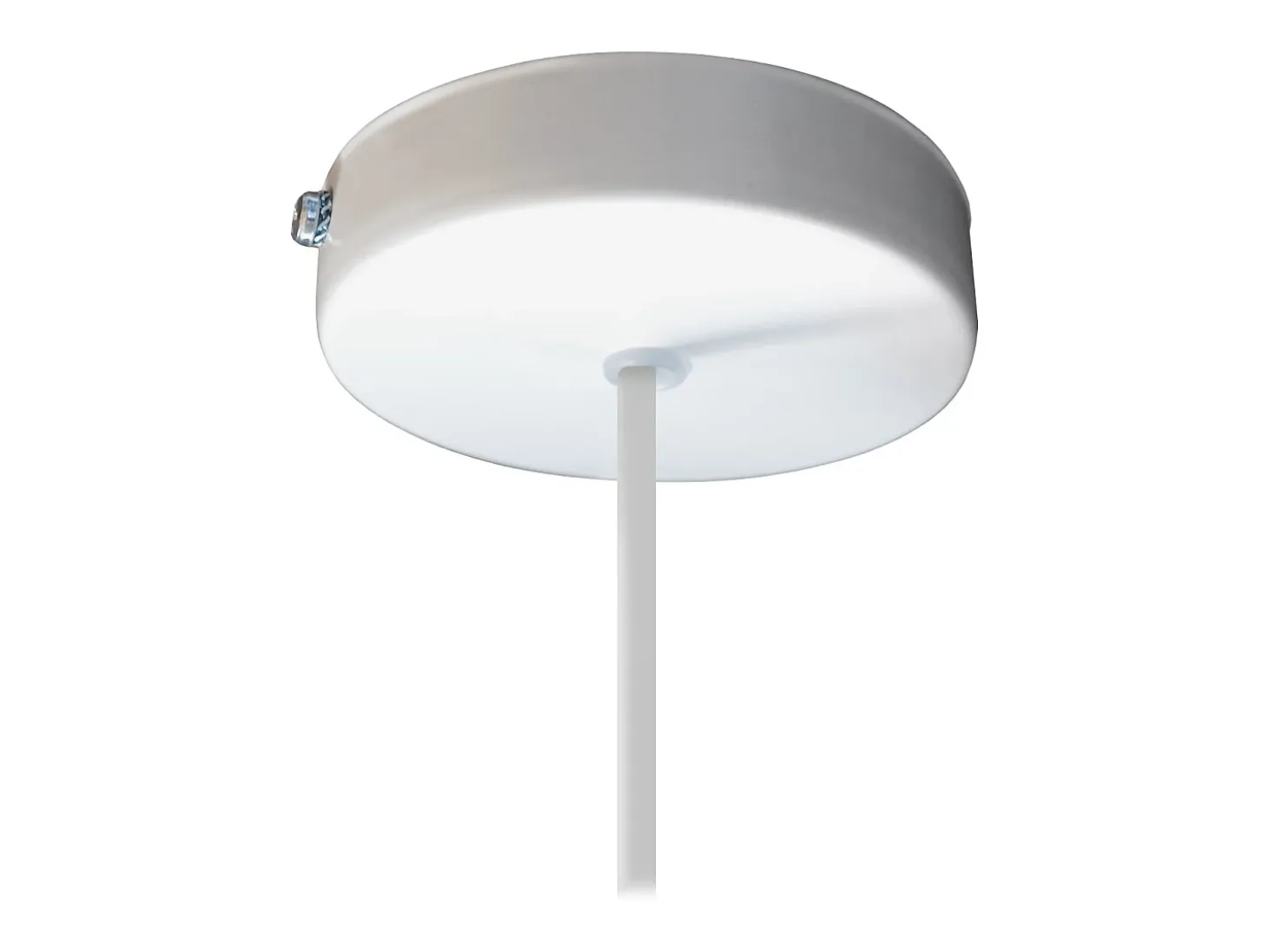 Suspensión TOSEL , metal ,Blanco ,A 65x D40xP40cm