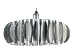 Suspensión TOSEL , metal,Aluminio ,A80xD 40x P 40cm