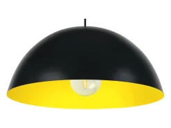 Suspensión TOSEL , metal,Negro ,A78xD42,5x P42,5cm