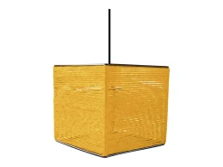 Suspensión TOSEL ,fibre ,AMARILLO,A 90x D16xP16cm