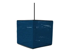 Suspensión TOSEL ,fibre ,Azul ,A 90xD 16x P 16cm